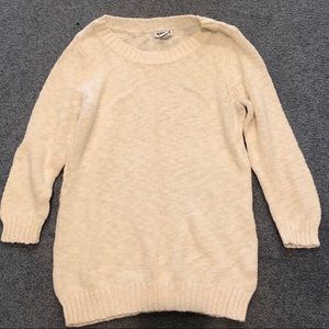 Cream sweater